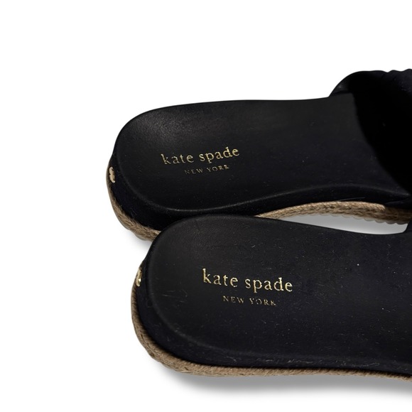 Kate Spade Women's Suede Navy Blue Sandals Size 9M - Picture 5 of 8